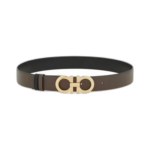 Reversible And Adjustable Gancini Belt