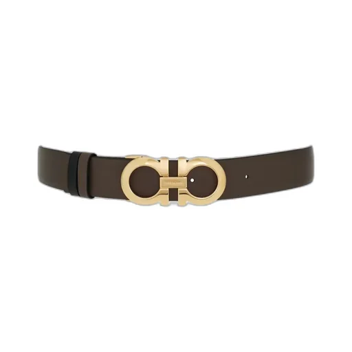 Reversible And Adjustable Gancini Belt
