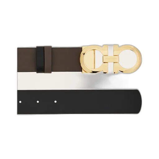 Reversible And Adjustable Gancini Belt