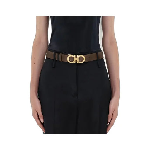 Reversible And Adjustable Gancini Belt