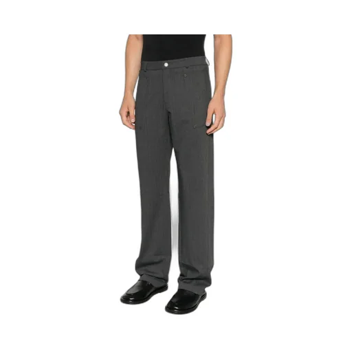 Pleated Zipper Casual Pants