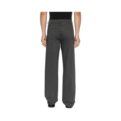 Pleated Zipper Casual Pants