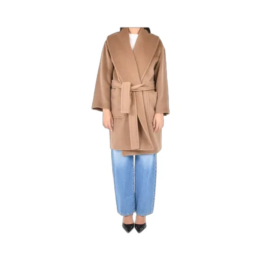 Max Mara Studio Cloruro Tie-Waisted Coat