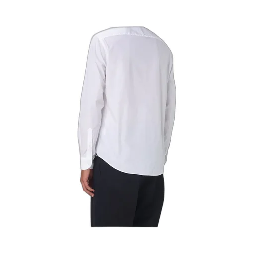 Emporio Armani Regular Fit Logo Embroidered Shirt