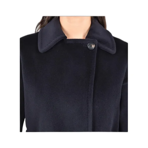 Max Mara Studio Tenzone Tied-Waist Long-Sleeved Coat