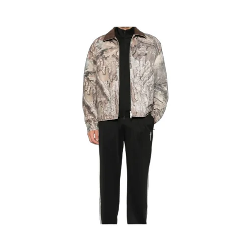 Represent Corduroy-Collar Quilted Jacket
