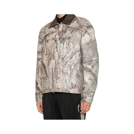Represent Corduroy-Collar Quilted Jacket