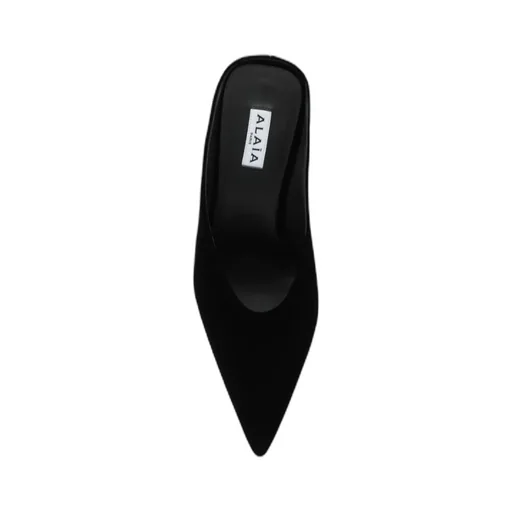 AlaÏA Cube Wedge Mules