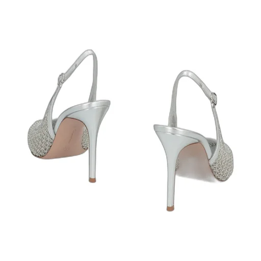 Gianvito Rossi Slingback Mesh Heeled Pumps