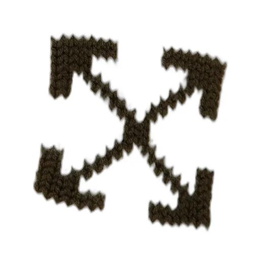 Off-White V-Neck Knitted Cardigan