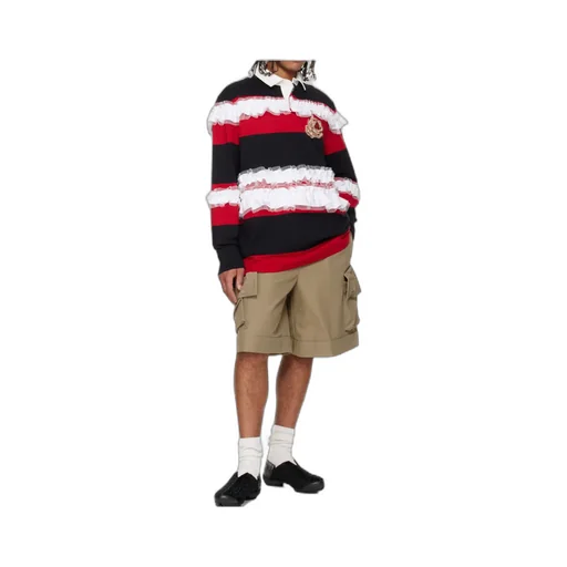 Ruffled Rugby Polo Shirt