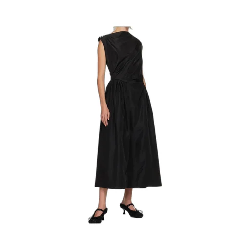 Draped Long Dress