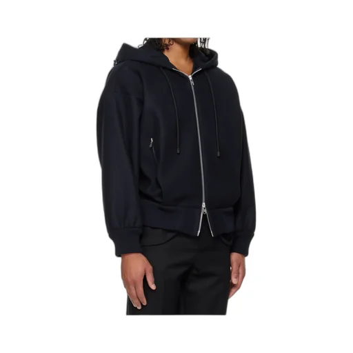 Embellished Hooded Zip-Up Jacket