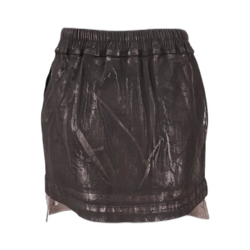 Rick Owens Drkshdw Fog Drawstring Mini Skirt