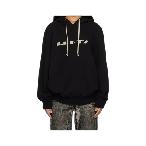Rick Owens Drkshdw Drawstring Oversized Hoodie