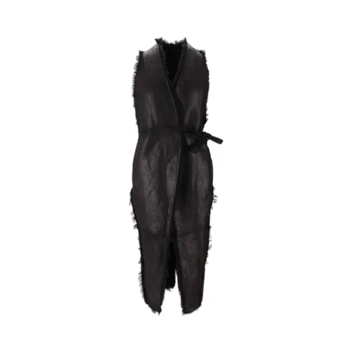 Shearling Belted Coat