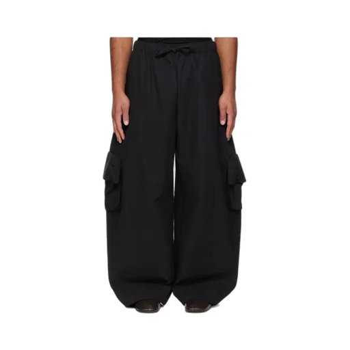 Drawstring-Fastening Multi-Pockets Trousers