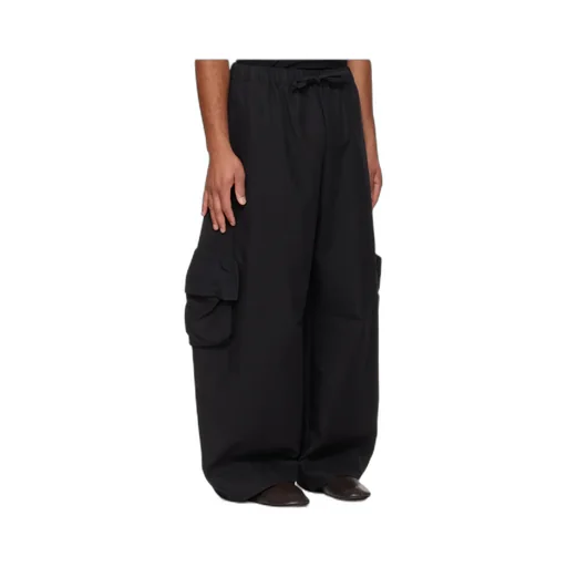Drawstring-Fastening Multi-Pockets Trousers