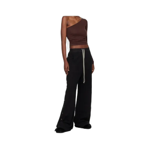 One-Shoulder Cotton Knit T-Shirt