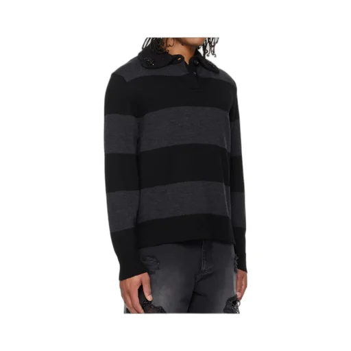 Merino Wool Knit Polo Shirt