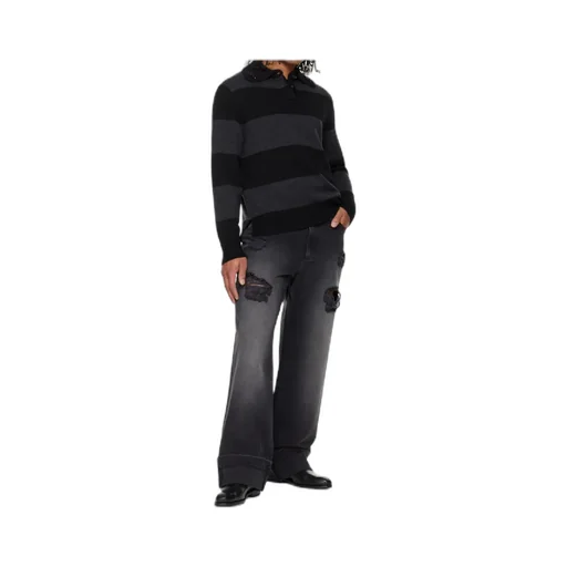 Merino Wool Knit Polo Shirt