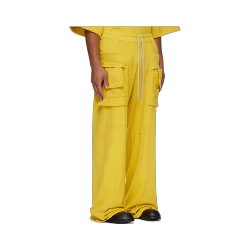 Rick Owens Drkshdw Wide Drawstring Cargo Pants