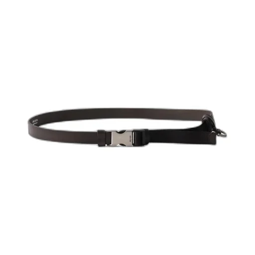 Prada Logo-Engraved Buckle Belt