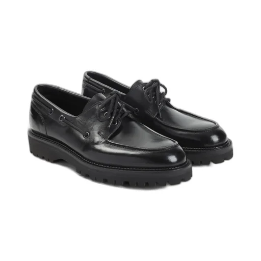 John Lobb Round Toe Lace-Up Shoes