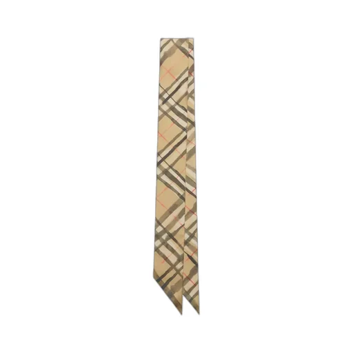 Burberry Skinny Watercolour Check Scarf