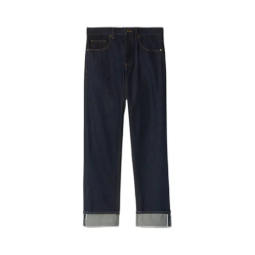 Burberry Straight Turn-Up Jeans