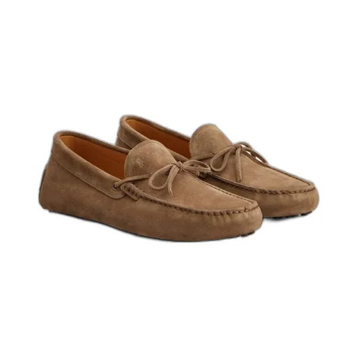 Tod's Logo Detailed Lace-Up Boat Shoes