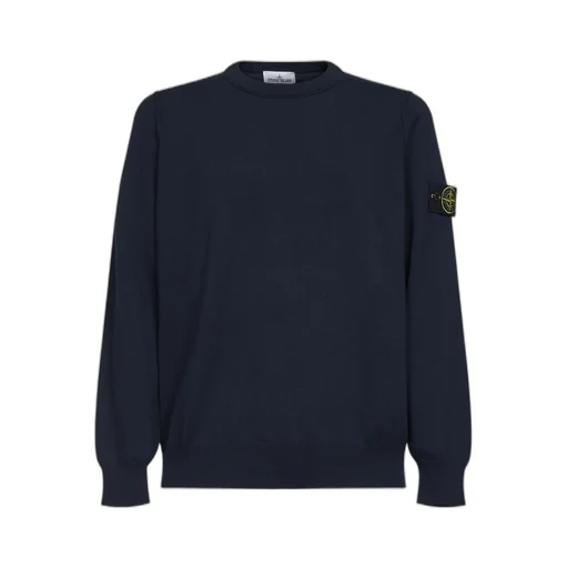 Stone Island Logo Detailed Crewneck Sweatshirt