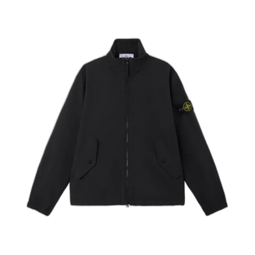 Stone Island High Neck Zip-Up Jacket