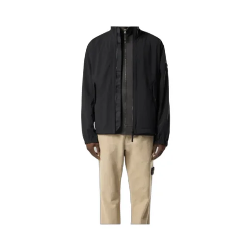 Stone Island High Neck Zip-Up Jacket