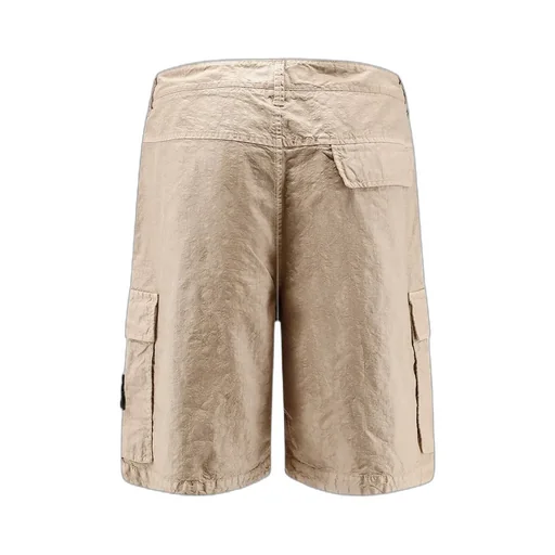 Stone Island Logo Patch Cargo Shorts
