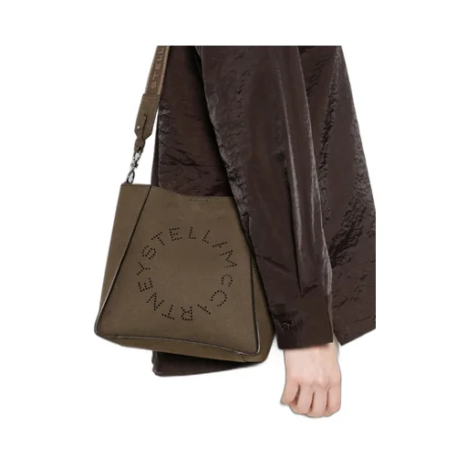 Stella Mccartney Logo Square Crossbody Bag
