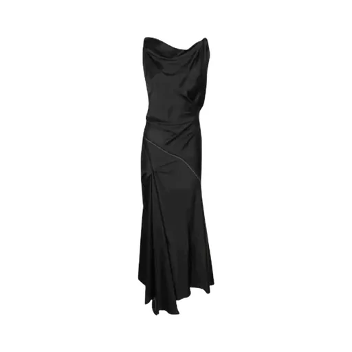 Victoria Beckham Asymmetric V-Back Maxi Dreess
