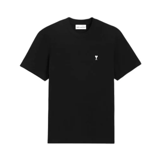 Ami Logo Embroidered Crewneck T-Shirt