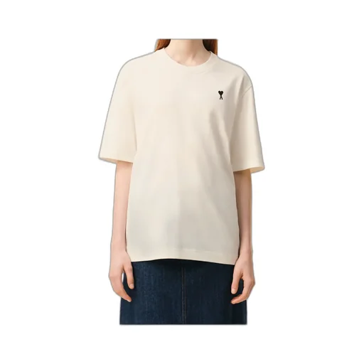 Ami Paris Short Sleeved Crewneck T-Shirt