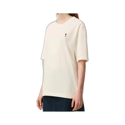Ami Paris Short Sleeved Crewneck T-Shirt