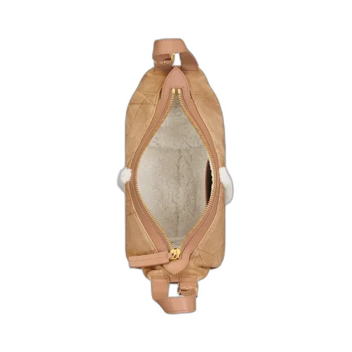 Dioralps Small D-Journey Bag In Suede Lambskin