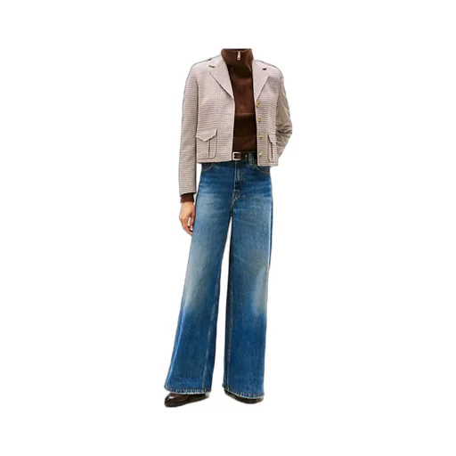 70S Five-Pockets High-Rise Wide-Leg Jeans