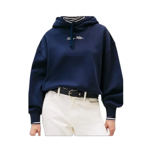 Textured Logo Relaxed Hoody