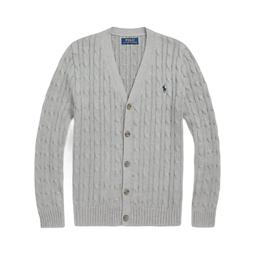 Long-Sleeved Knitted Cardigan