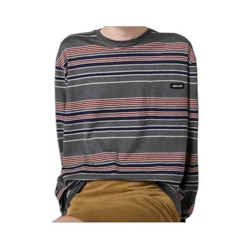 Miu Miu Long-Sleeved Striped T-Shirt