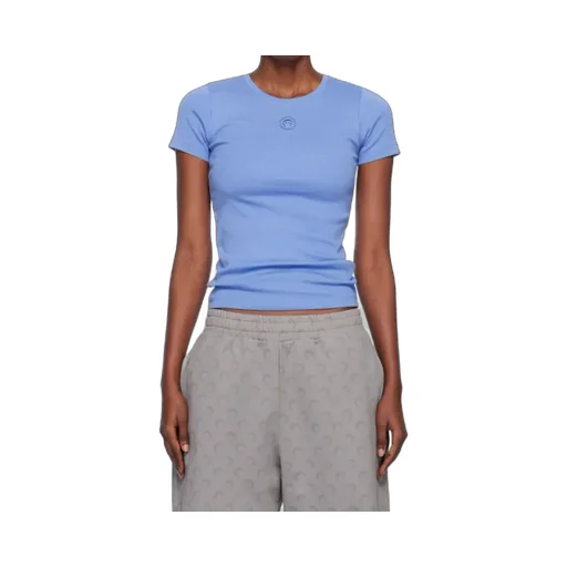 Ribbed Knitted T-Shirt
