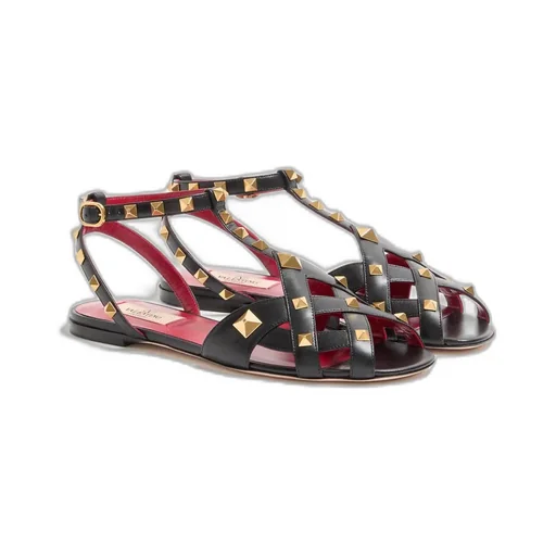 Valentino	Garavani Studdy Buckled Sandals