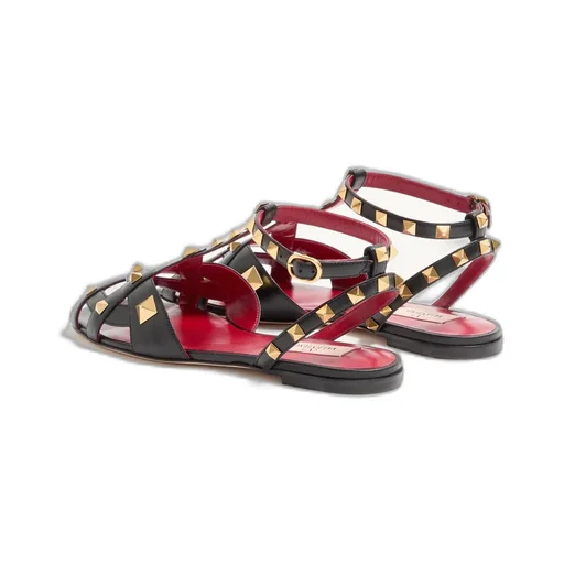 Valentino	Garavani Studdy Buckled Sandals