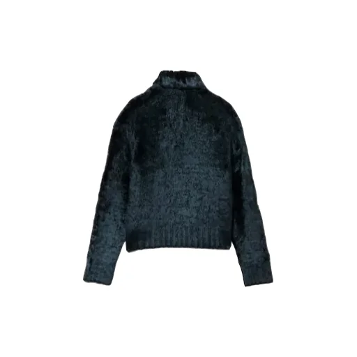 Lacoste Runway Polo Collar Velour Sweater