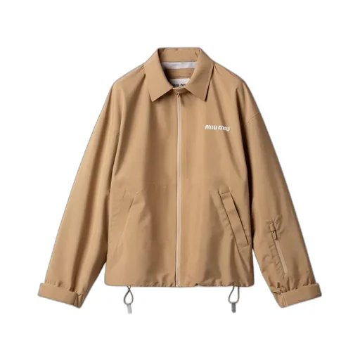 Miu Miu Long-Sleeved Zip-Up Windbreaker